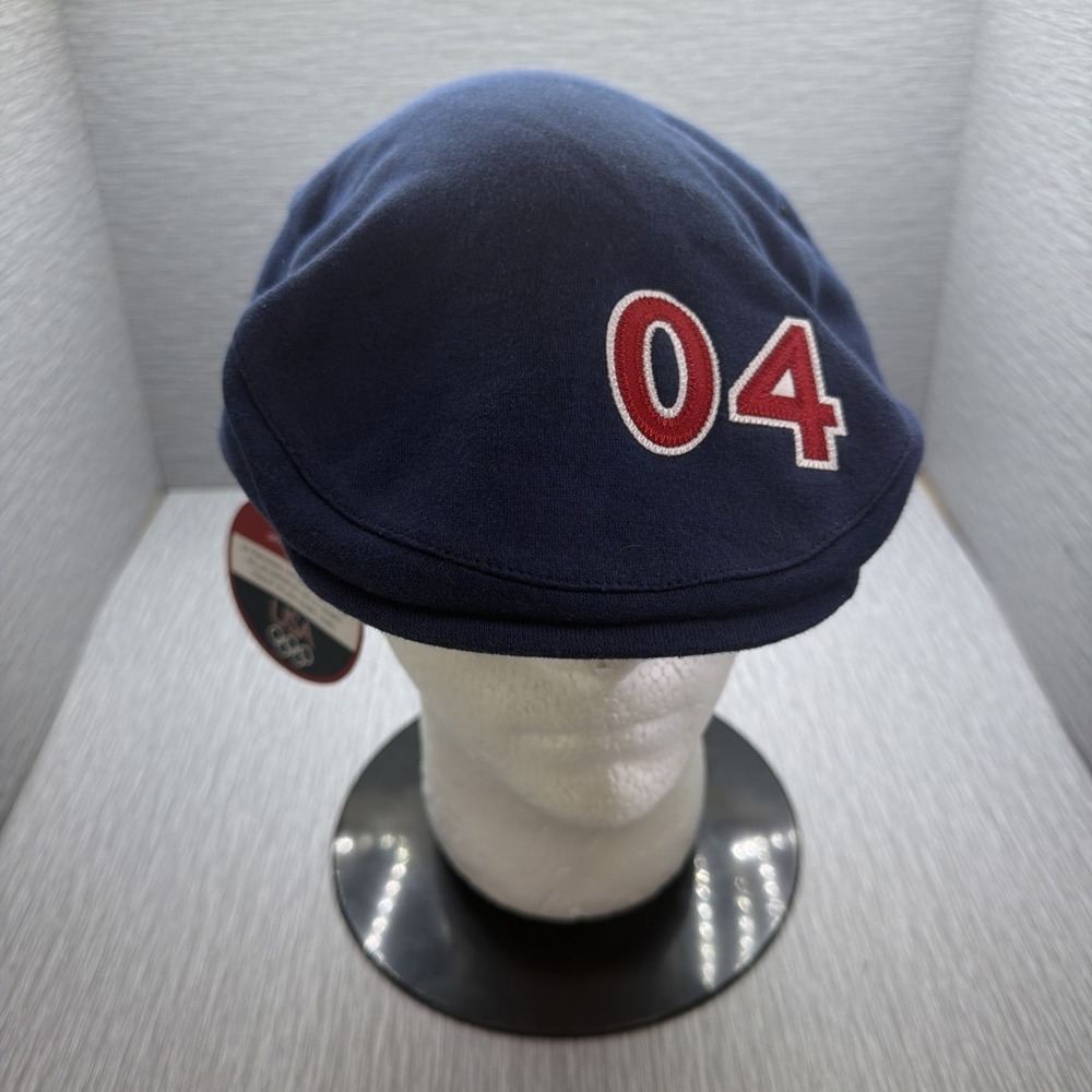 Roots 2004 USA Olympic Team Athens Poorboy Newsboy Hat L XL NWT Official